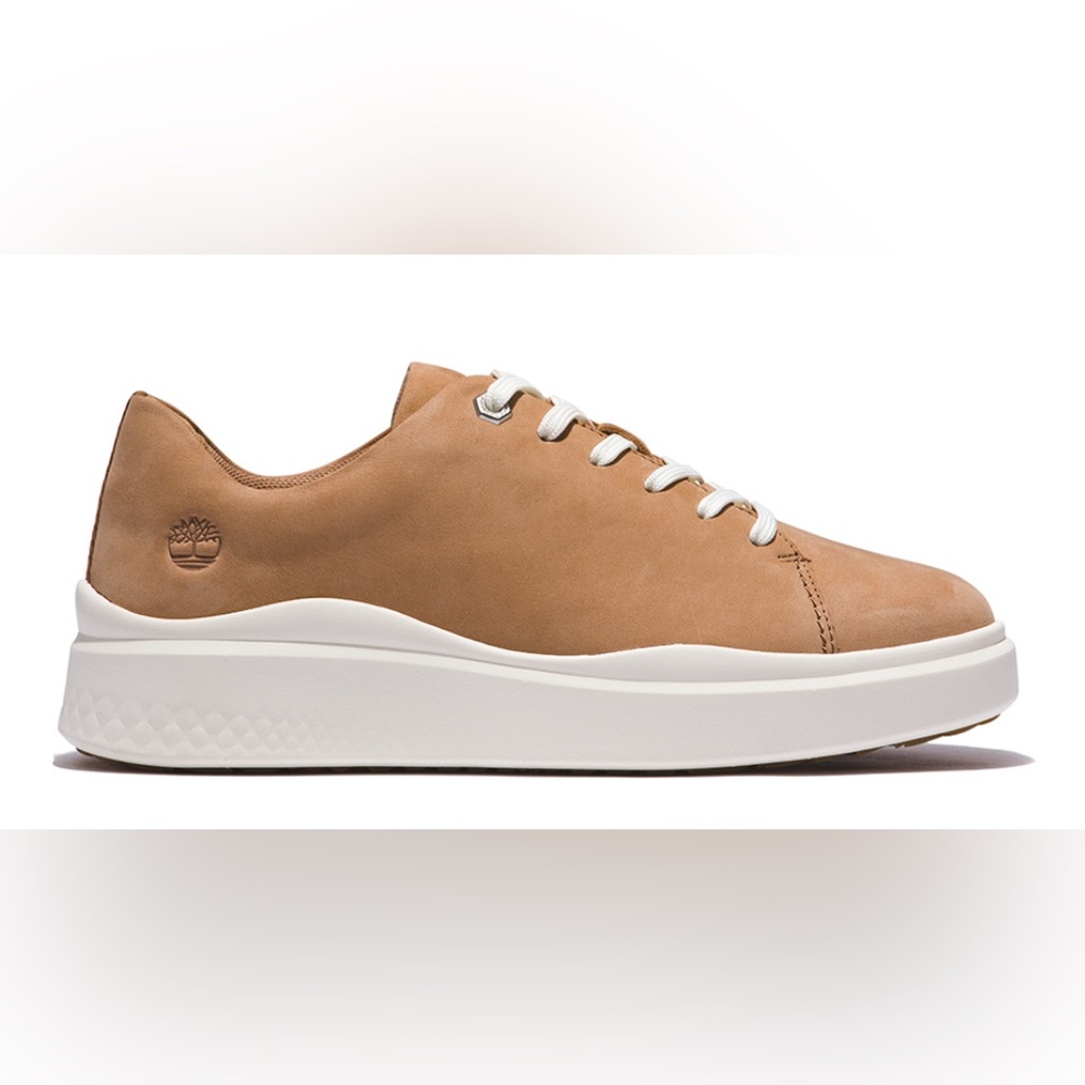 TIMBERLAND WOMEN'S NITE FLEX SNEAKER MEDIUM BEIGE NUBUCK LEATHER OXFORD Size 10